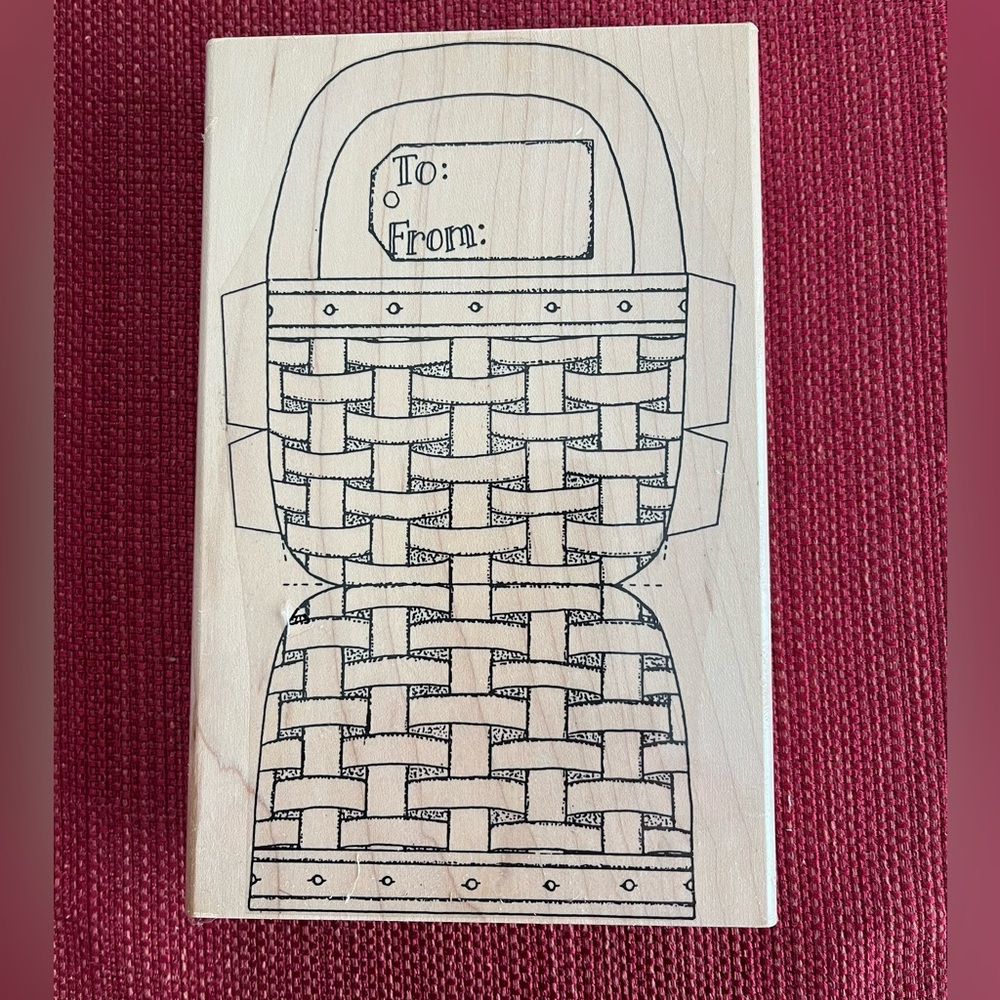 Perfect for spring !Ana’s basket. This is a rare stamp new in the package!